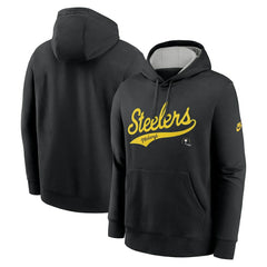 NFL Pittsburgh Steelers Rewind Club Logo Pullover Hoodie