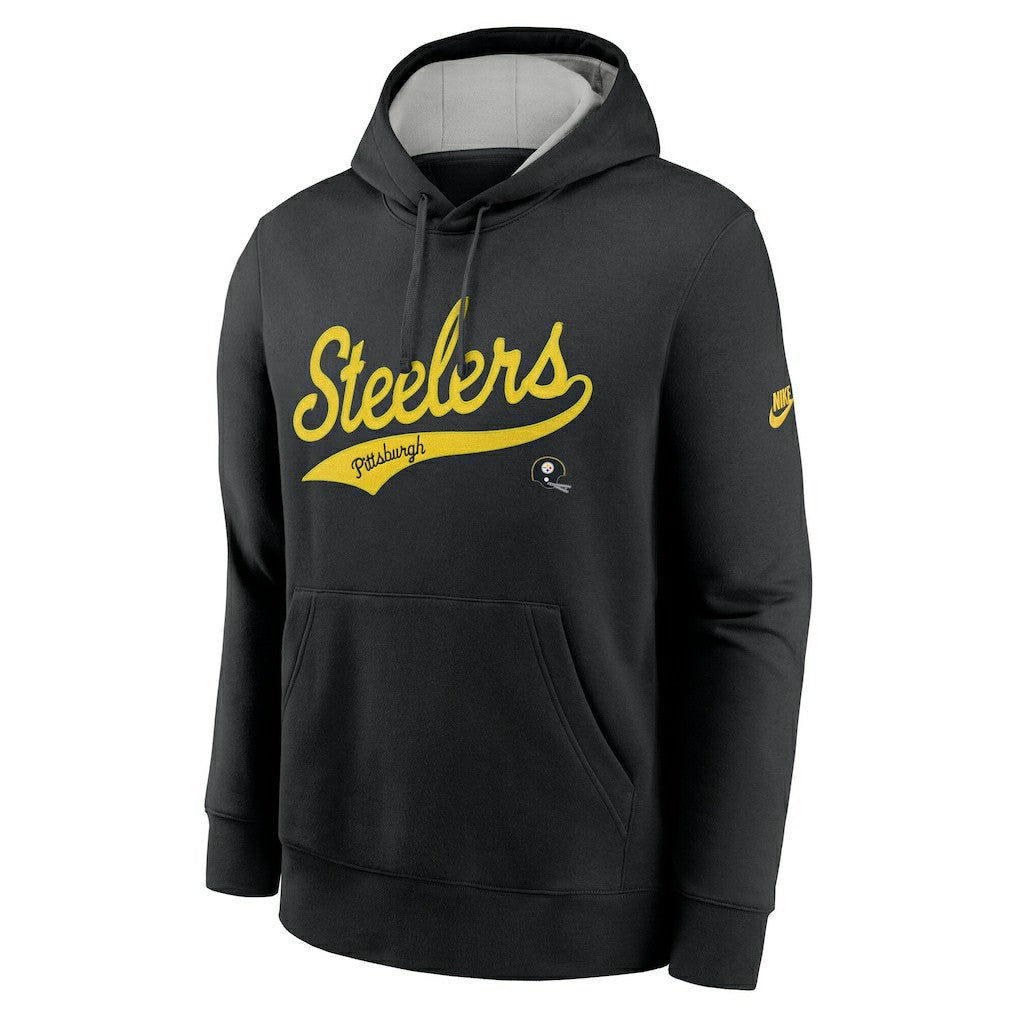 NFL Pittsburgh Steelers Rewind Club Logo Pullover Hoodie