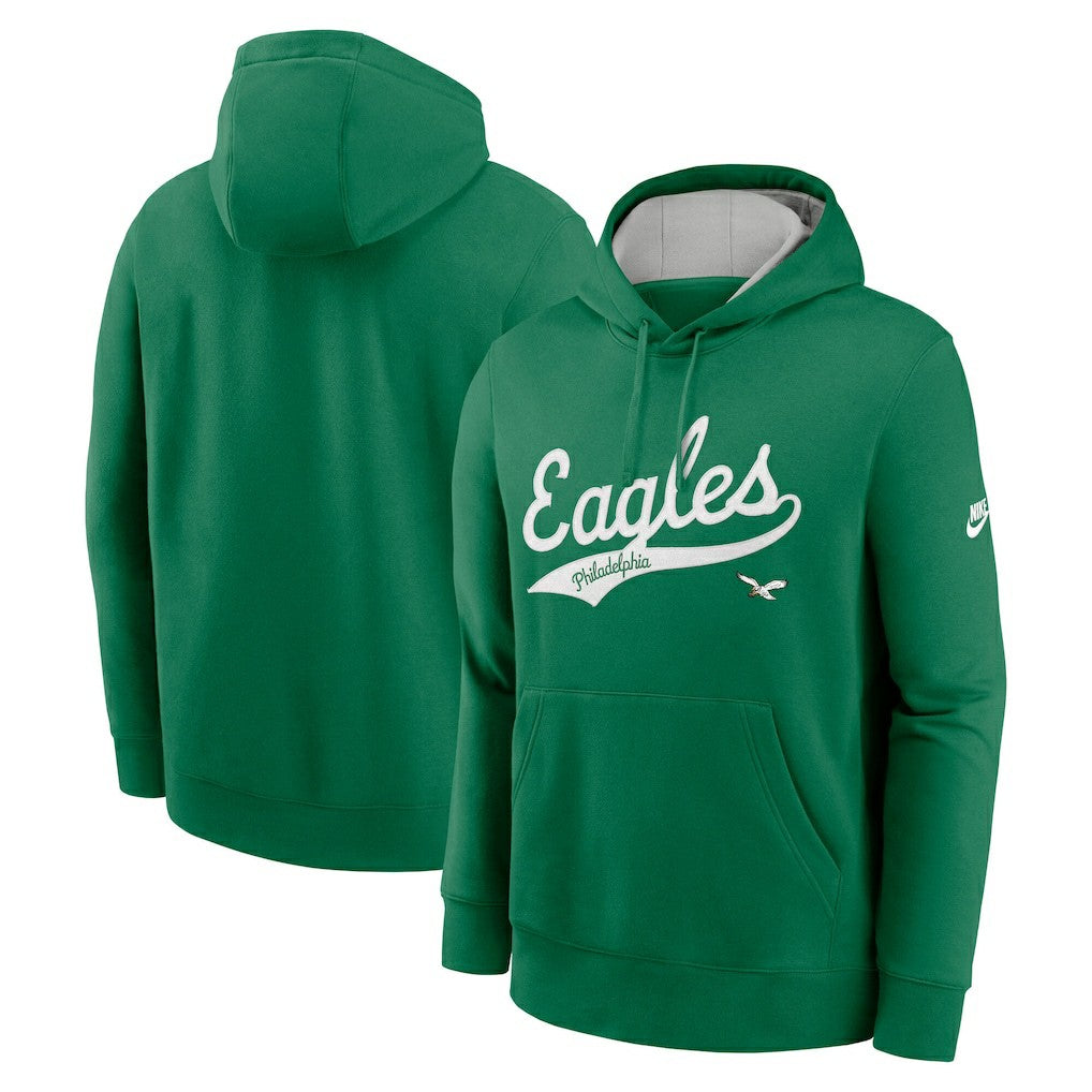 NFL Philadelphia Eagles Rewind Club Logo Pullover Hoodie