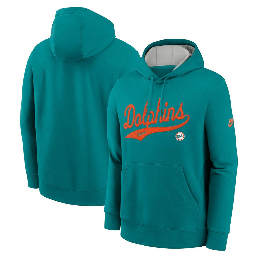 NFL Miami Dolphins Rewind Club Logo Pullover Hoodie