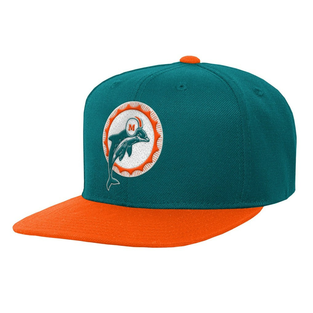 NFL Miami Dolphins Youth Team Two-Tone Snapback Hat