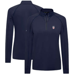 USWNT Levelwear Women's Kinetic Insignia Quarter-Zip Pullover / Soccer Outlet