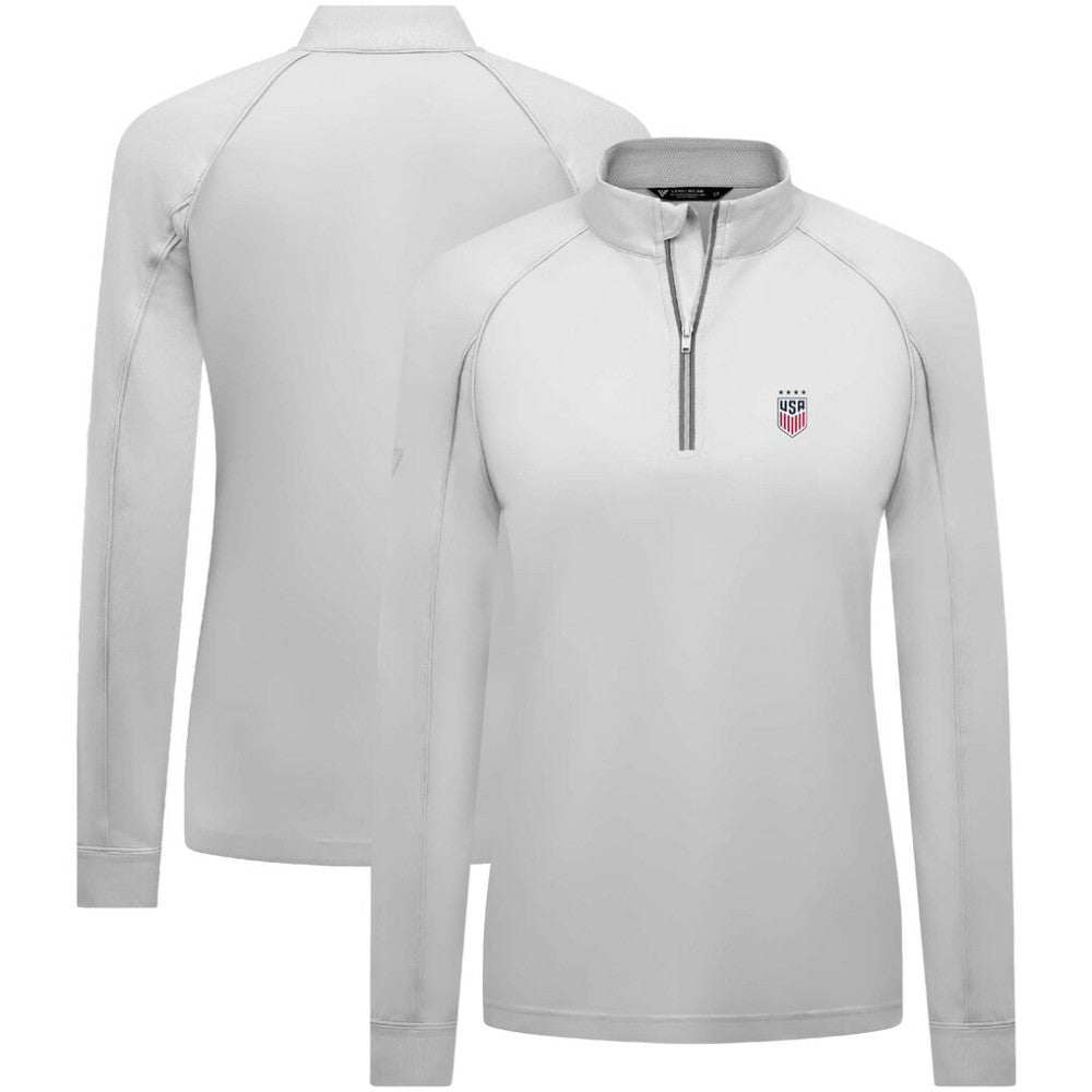 USWNT Levelwear Women's Kinetic Insignia Quarter-Zip Pullover / Soccer Outlet