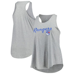 New York Rangers Fanatics Women's Plus Size Racerback Tank Top