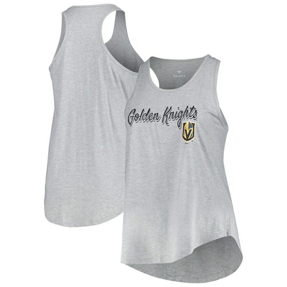 Vegas Golden Knights Fanatics Women's Plus Size Racerback Tank Top