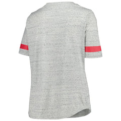 New Jersey Devils Fanatics Women's Plus Size Lace-Up T-Shirt