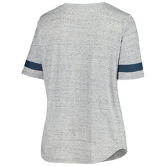 Seattle Kraken Fanatics Women's Plus Size Lace-Up T-Shirt