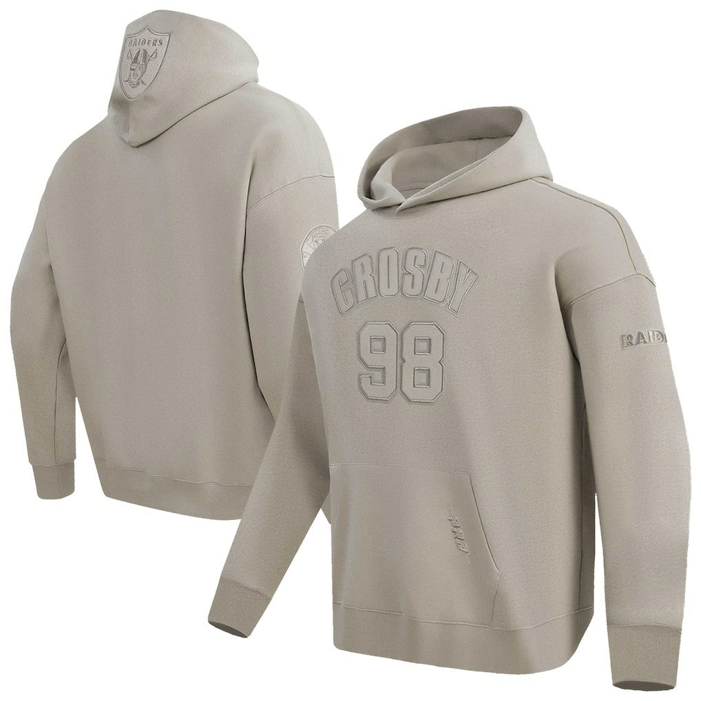 NFL Las Vegas Raiders Maxx Crosby  Pro Standard Player Name & Number Pullover Hoodie