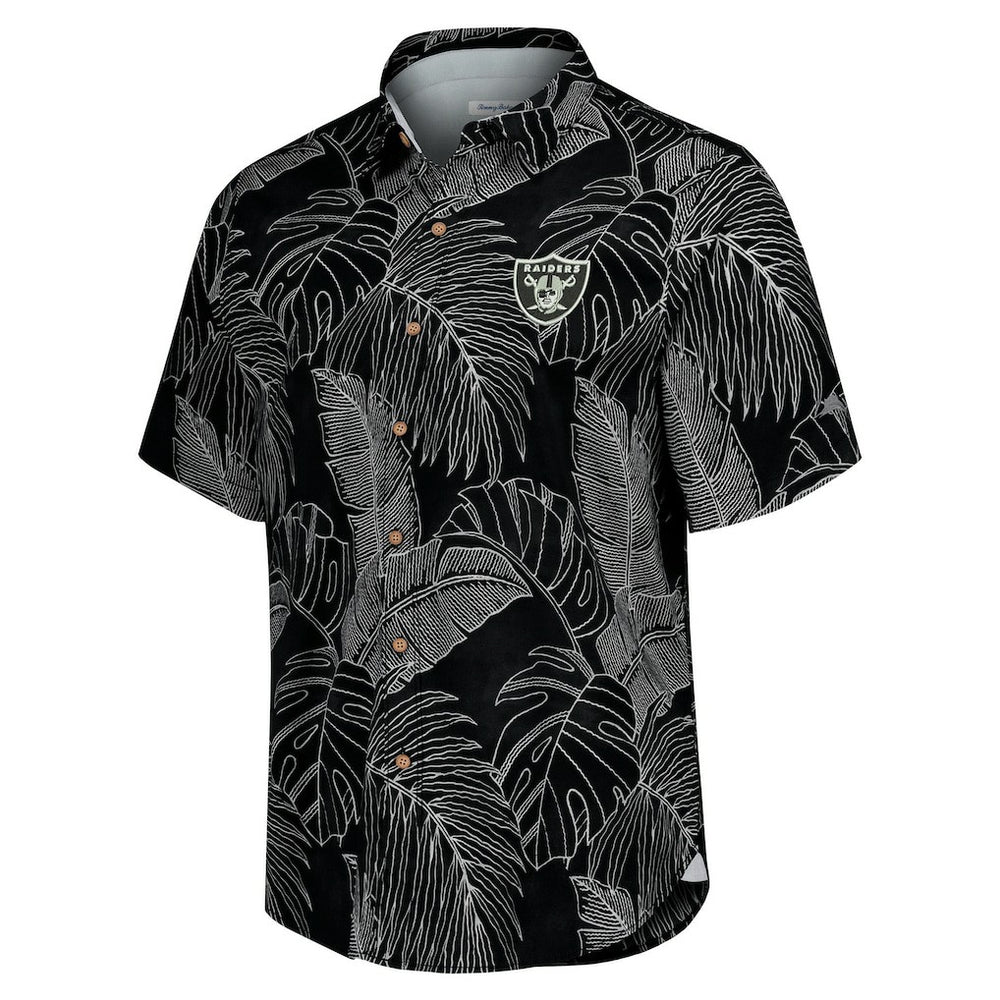 NFL Las Vegas Raiders Sport Vine Line Button-Down Shirt