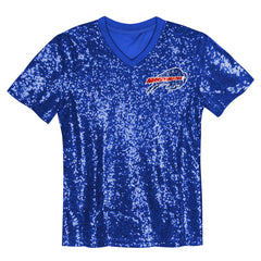 NFL Buffalo Bills Josh Allen  Girls Youth Sequin V-Neck Fashion Jersey