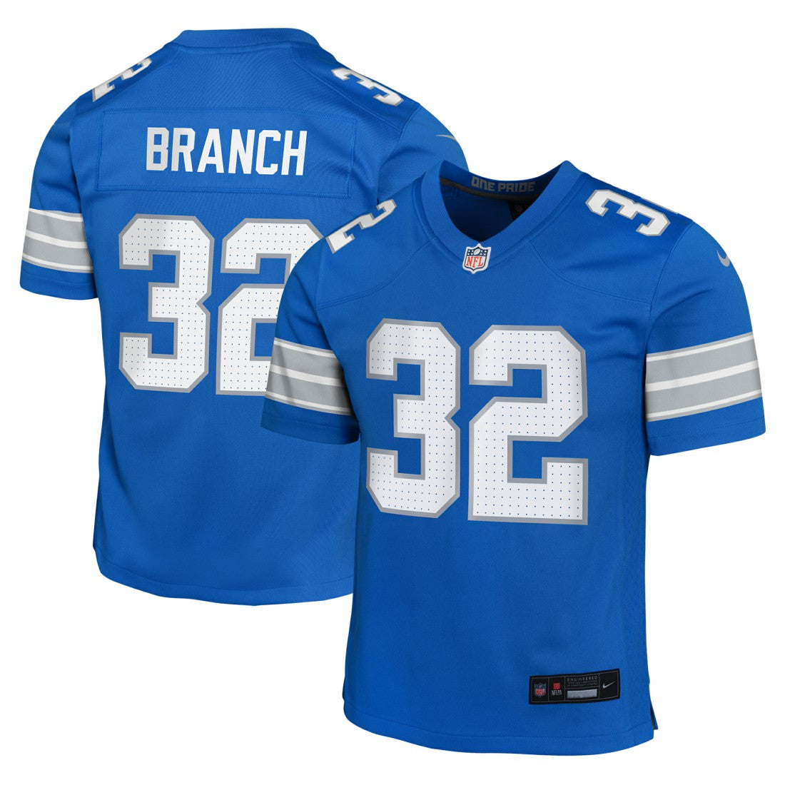 NFL Detroit Lions Brian Branch  Youth Game Jersey