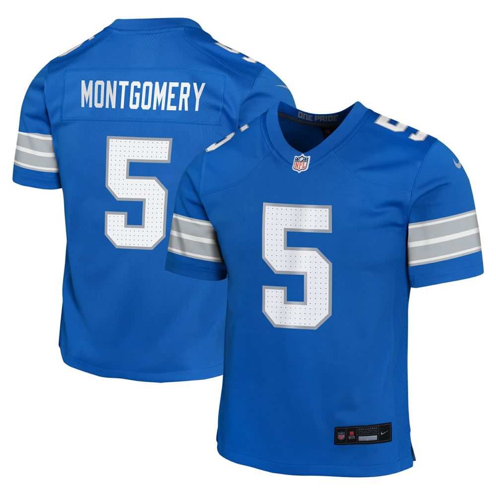 NFL Detroit Lions David Montgomery  Youth Game Jersey