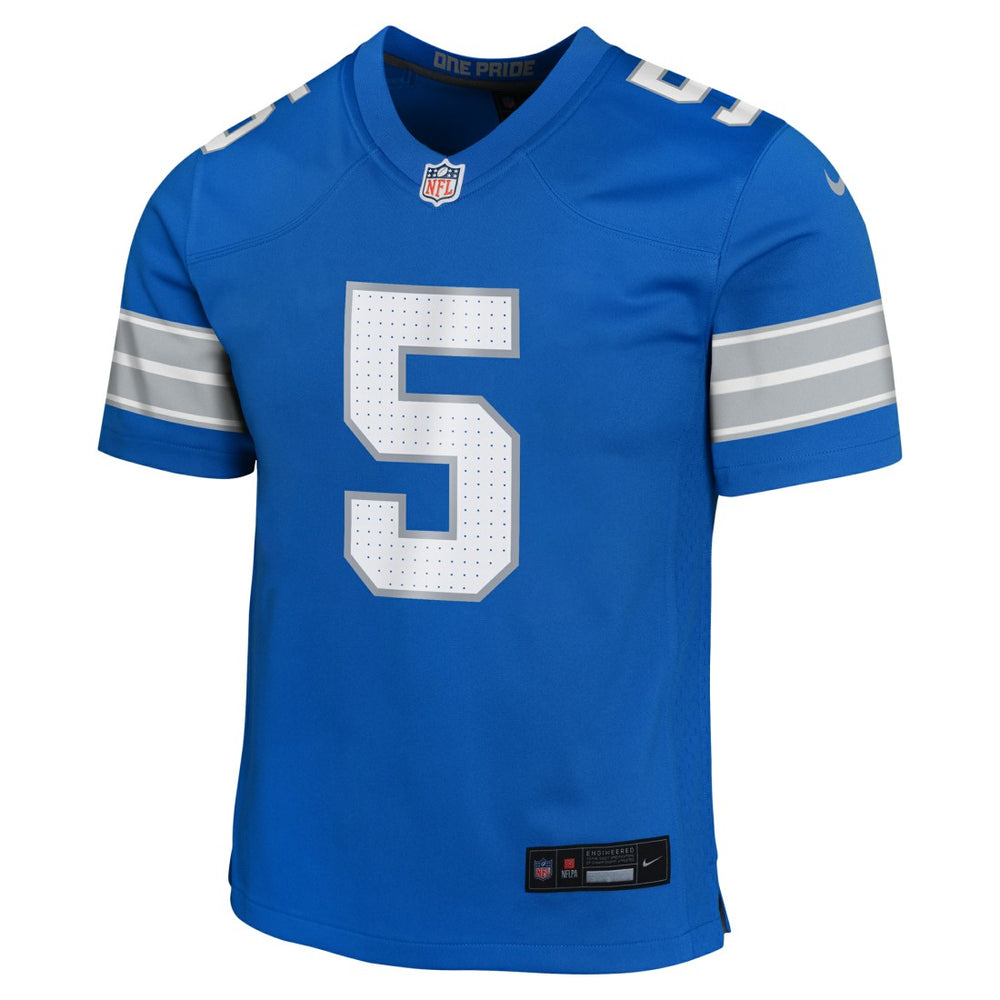 NFL Detroit Lions David Montgomery  Youth Game Jersey
