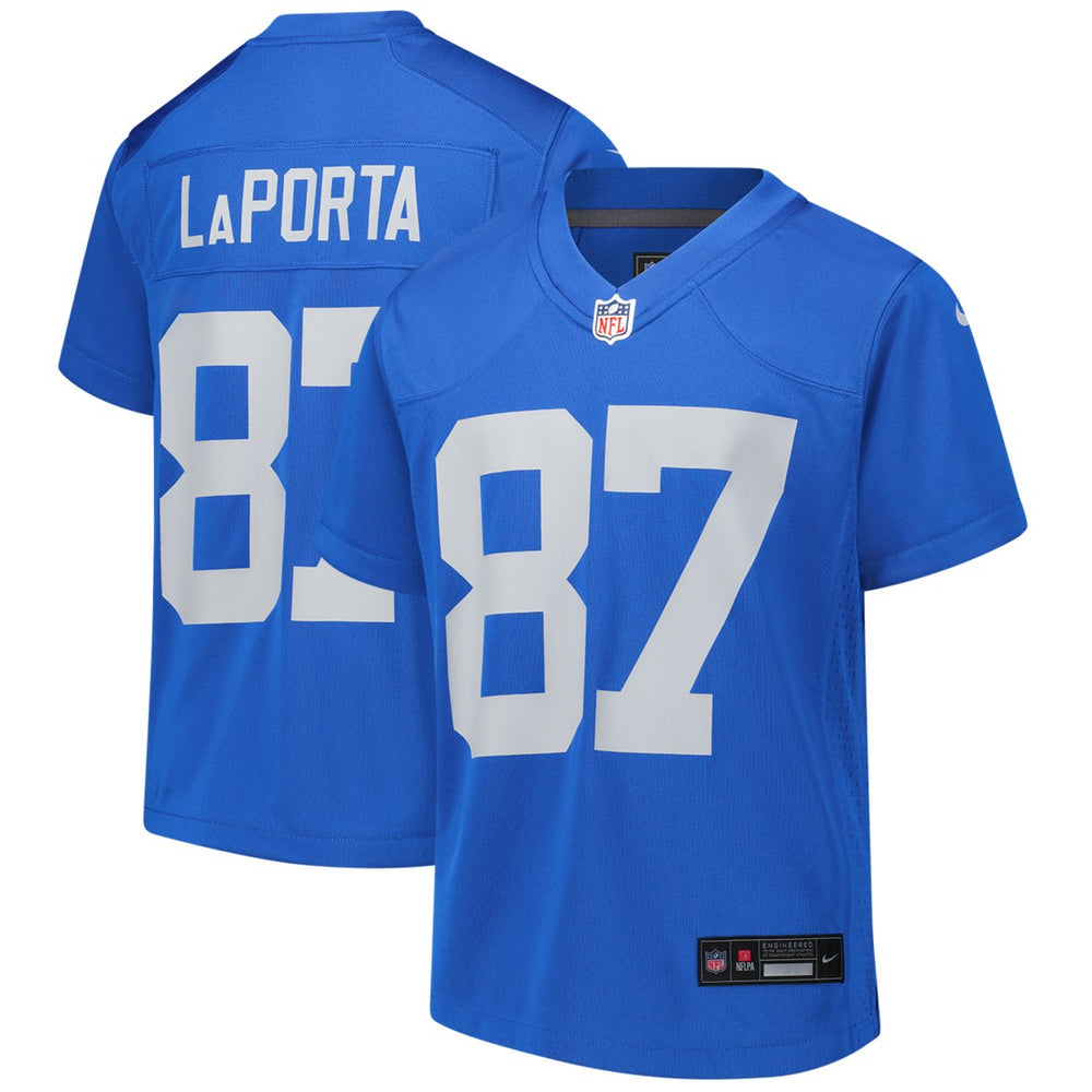 NFL Detroit Lions Sam LaPorta  Youth Game Jersey