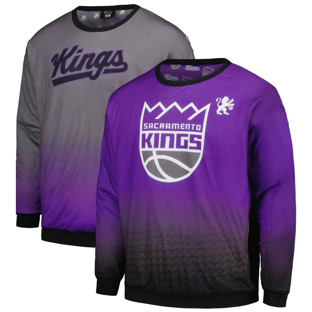 Sacramento Kings Stadium Essentials Unisex Full Capacity Reversible Pullover Sweatshirt - Purple/Gray cheap