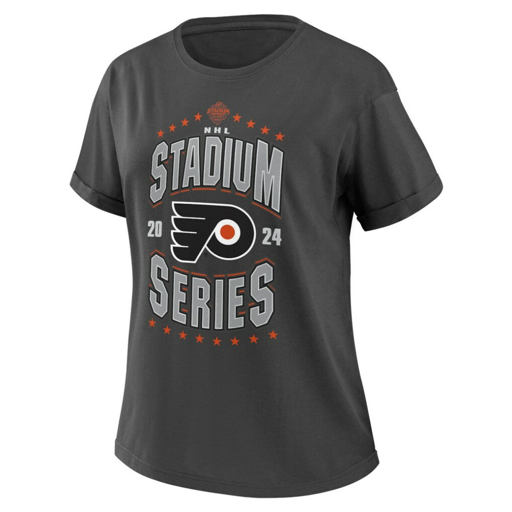 Philadelphia Flyers WEAR by Erin Andrews Women's 2024 NHL Stadium Series Boyfriend T-Shirt