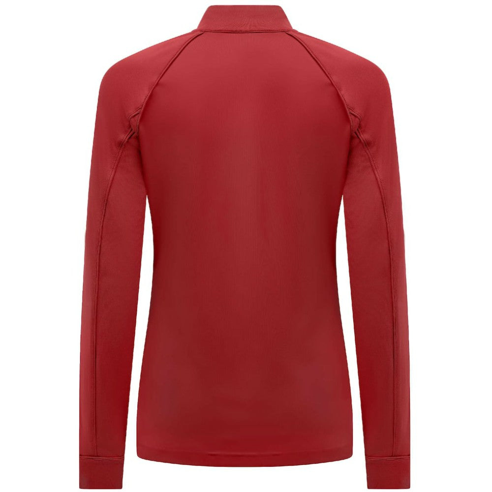 Chicago Blackhawks Levelwear Women's Kinetic Insignia Core Quarter-Zip Pullover Top
