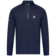 Winnipeg Jets Levelwear Theory Insignia Core Quarter-Zip Pullover Top