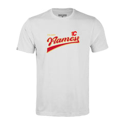 Calgary Flames Levelwear Richmond Retro Script T-Shirt