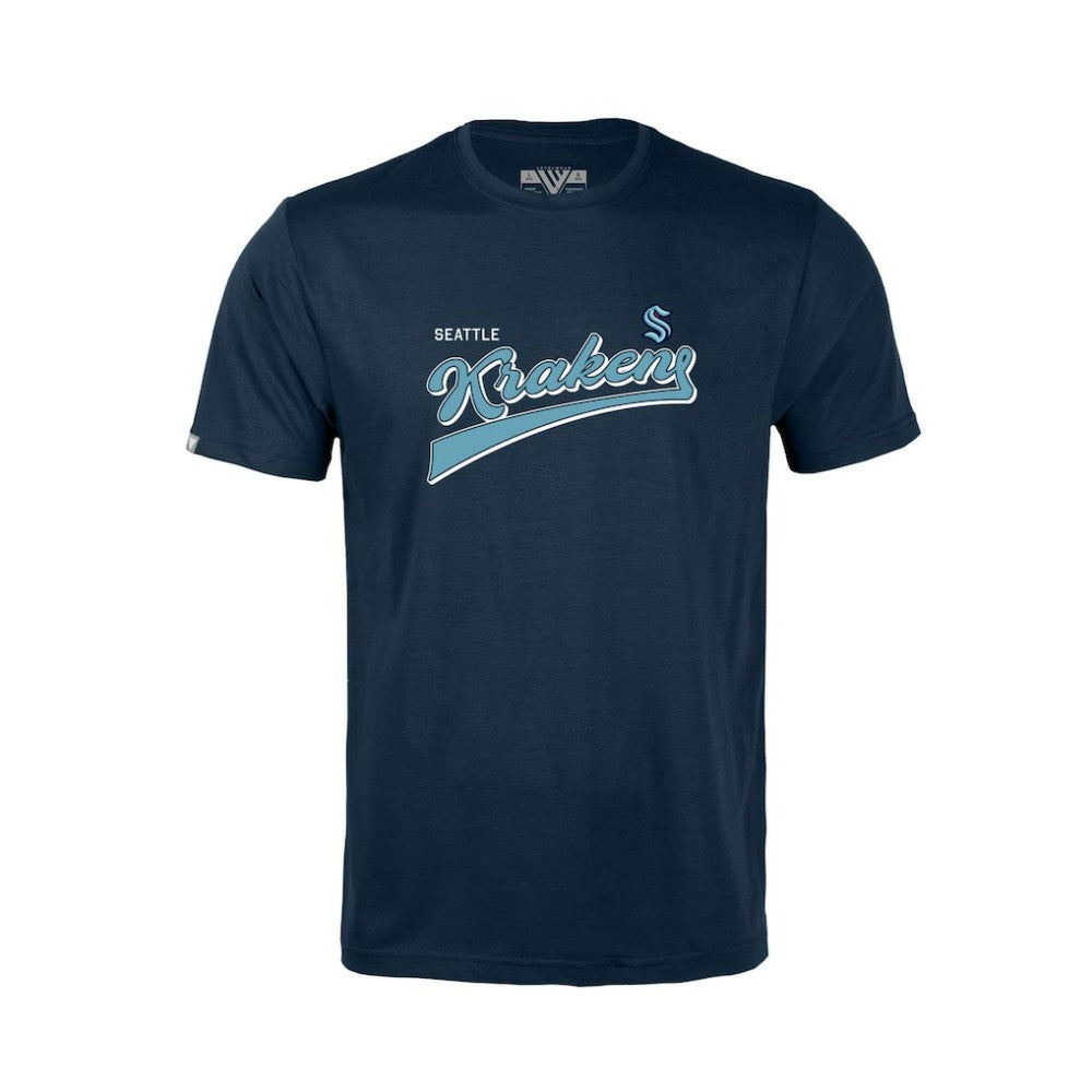Seattle Kraken Levelwear Youth Little Richmond Retro Script T-Shirt