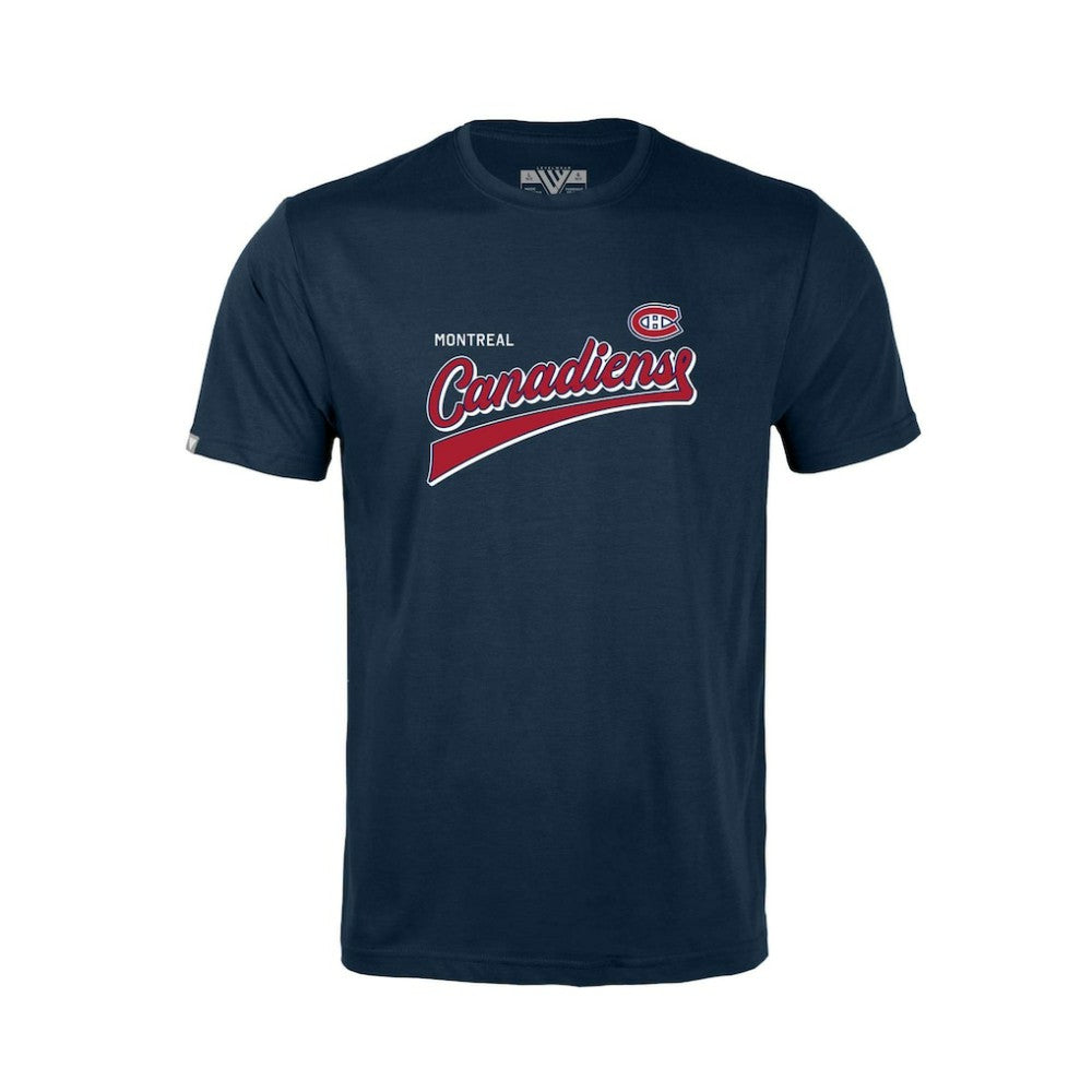 Montreal Canadiens Levelwear Youth Little Richmond Retro Script T-Shirt
