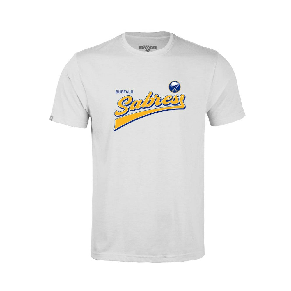 Buffalo Sabres Levelwear Youth Little Richmond Retro Script T-Shirt