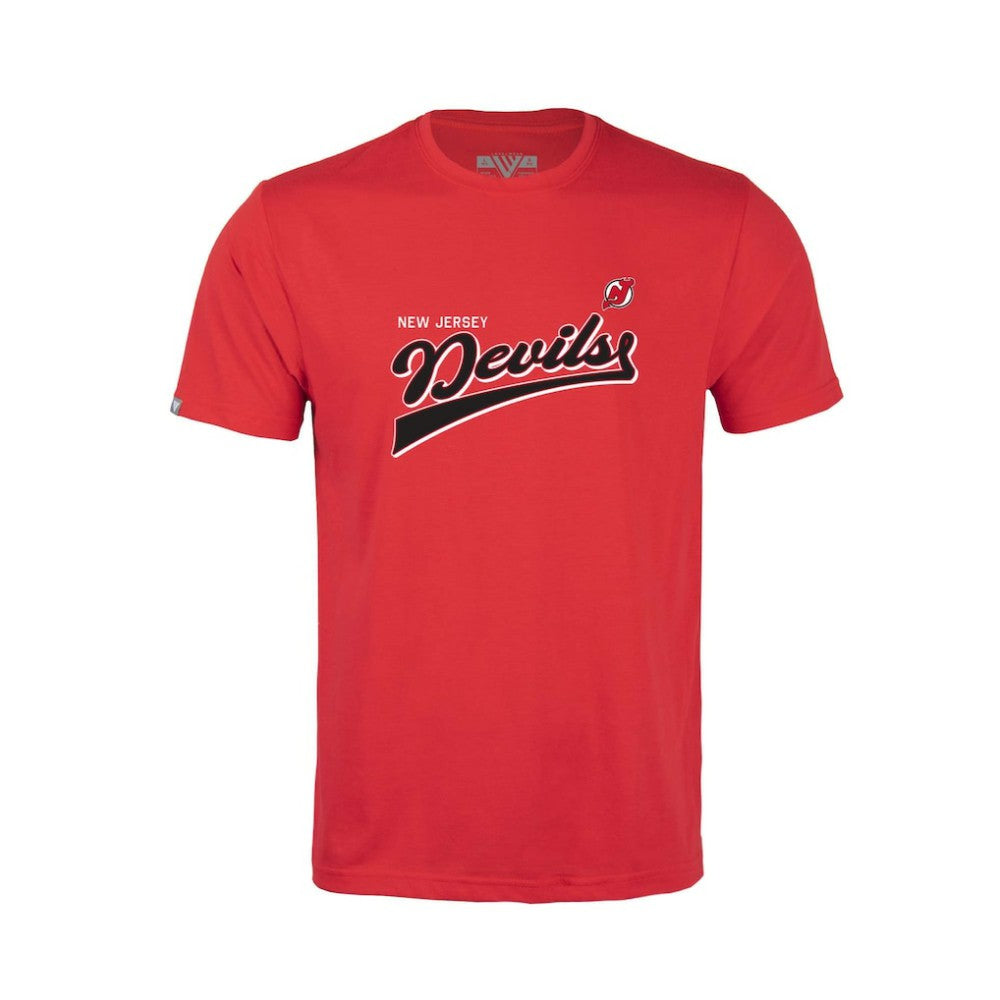 New Jersey Devils Levelwear Youth Little Richmond Retro Script T-Shirt