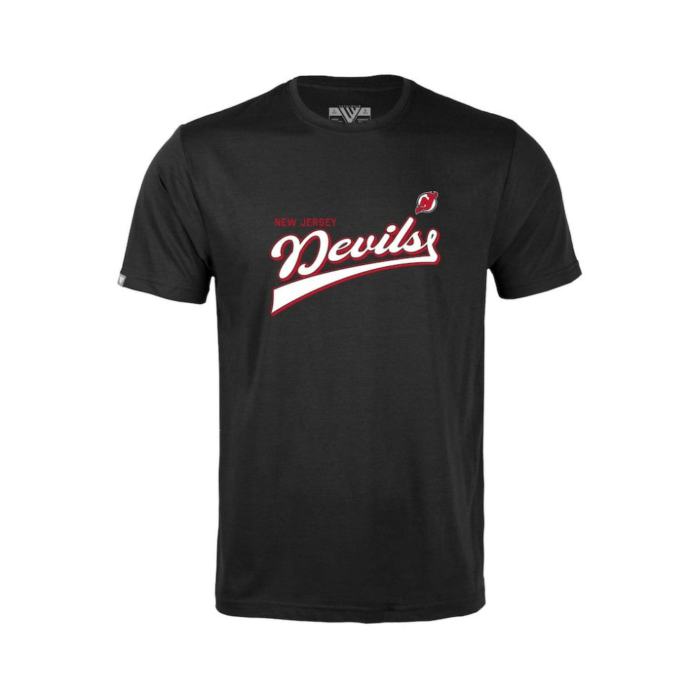 New Jersey Devils Levelwear Youth Little Richmond Retro Script T-Shirt