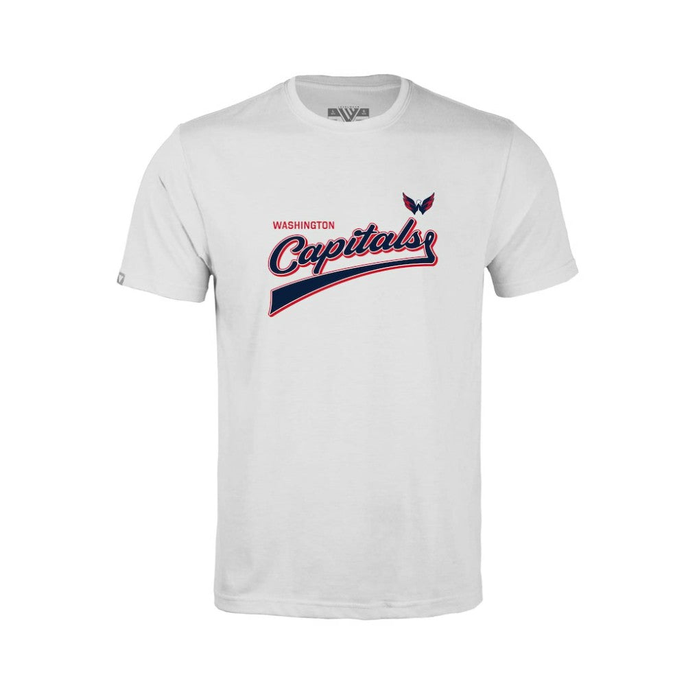 Washington Capitals Levelwear Youth Little Richmond Retro Script T-Shirt