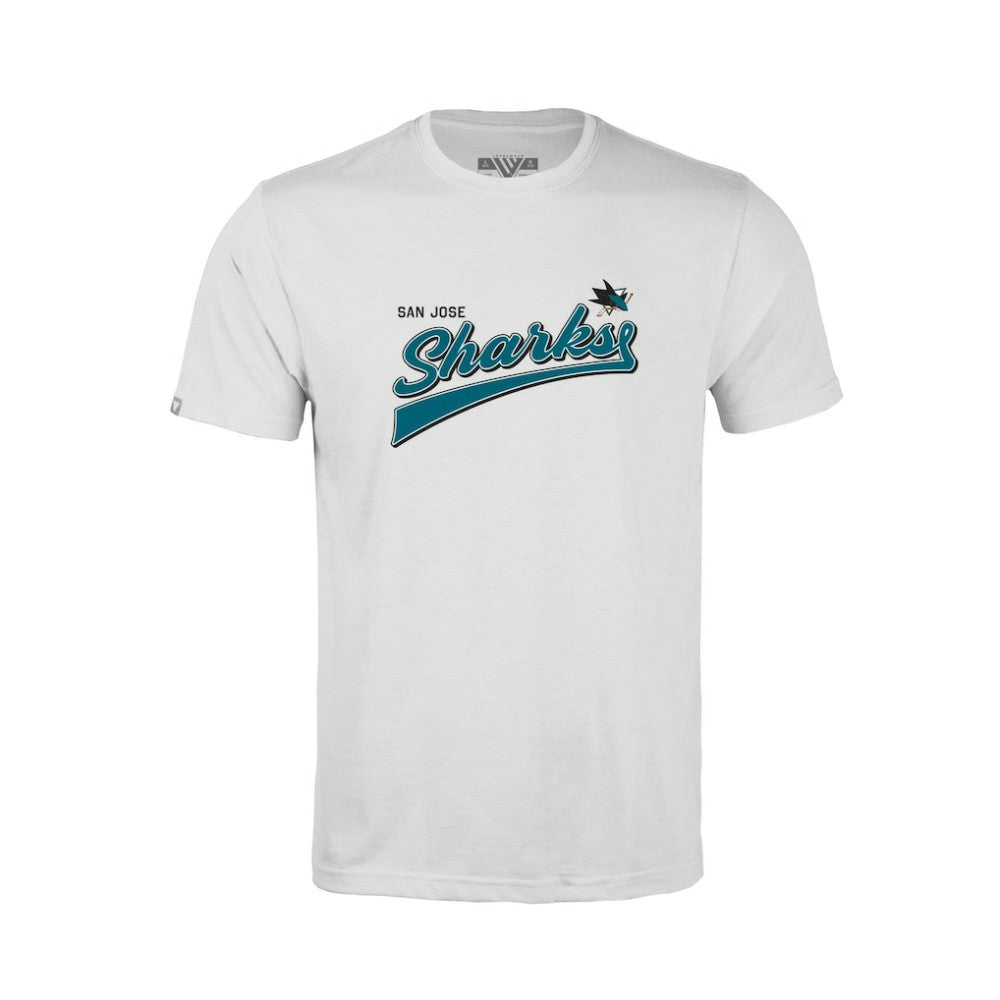 San Jose Sharks Levelwear Youth Little Richmond Retro Script T-Shirt
