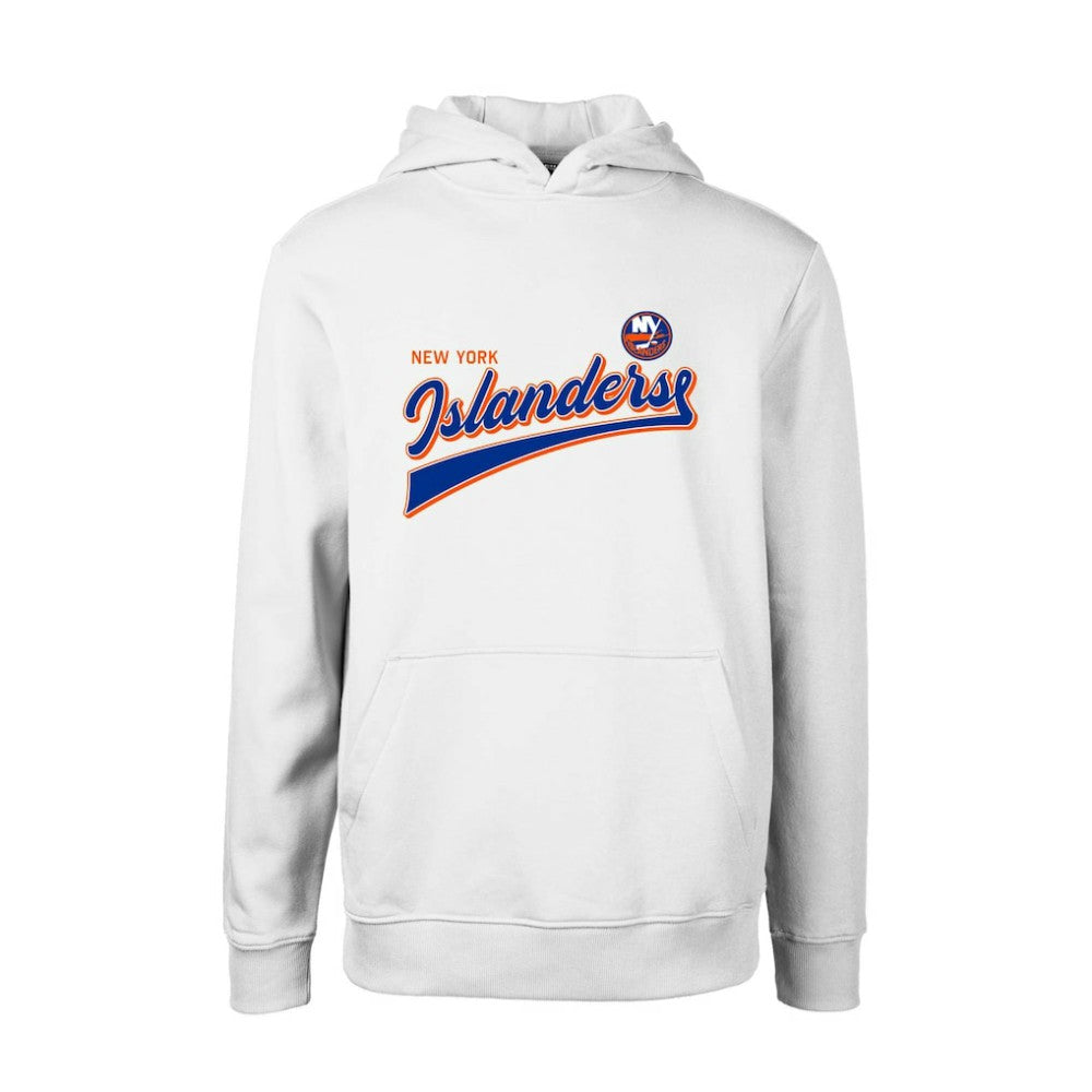 New York Islanders Levelwear Youth Podium Retro Script Fleece Pullover Hoodie