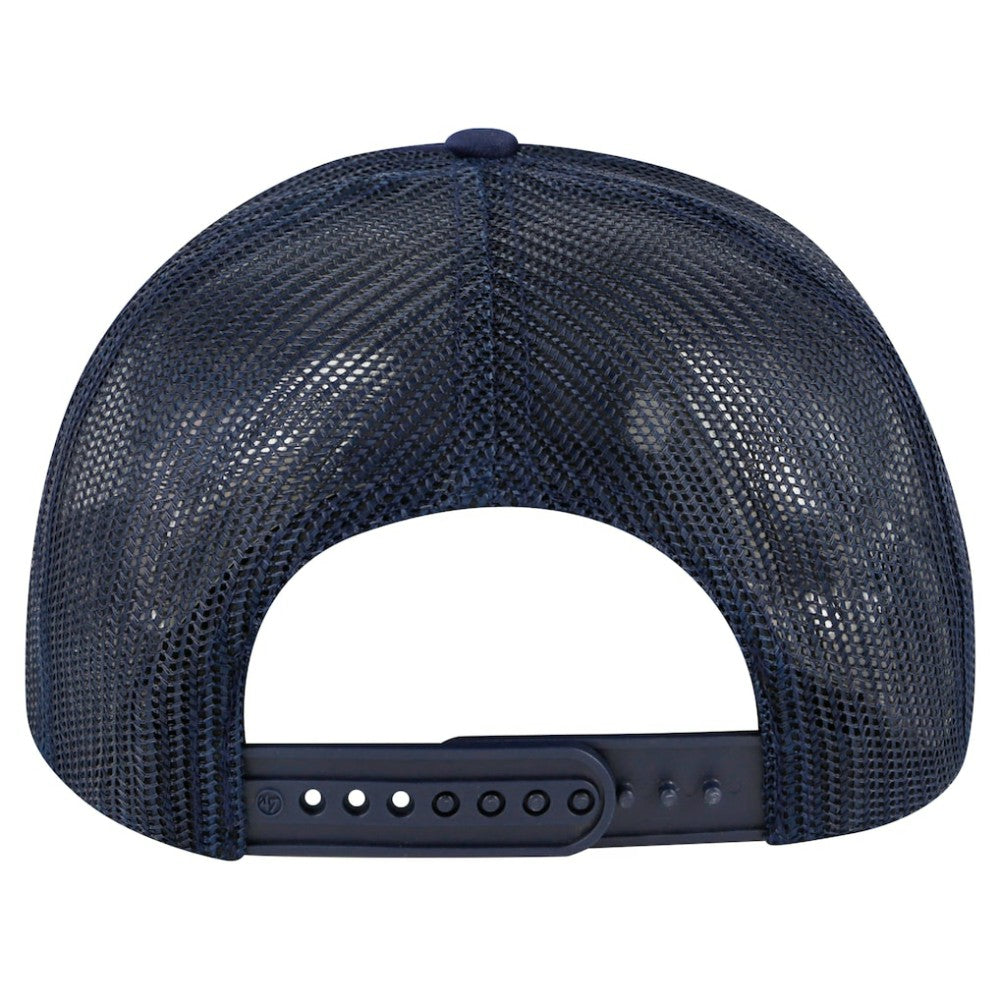 New York Yankees Local Patch Foam Front Trucker Adjustable Hat - Navy | 47 brand