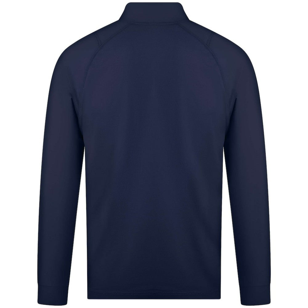 Detroit Tigers Levelwear Theory Insignia Quarter-Zip Pullover - Navy