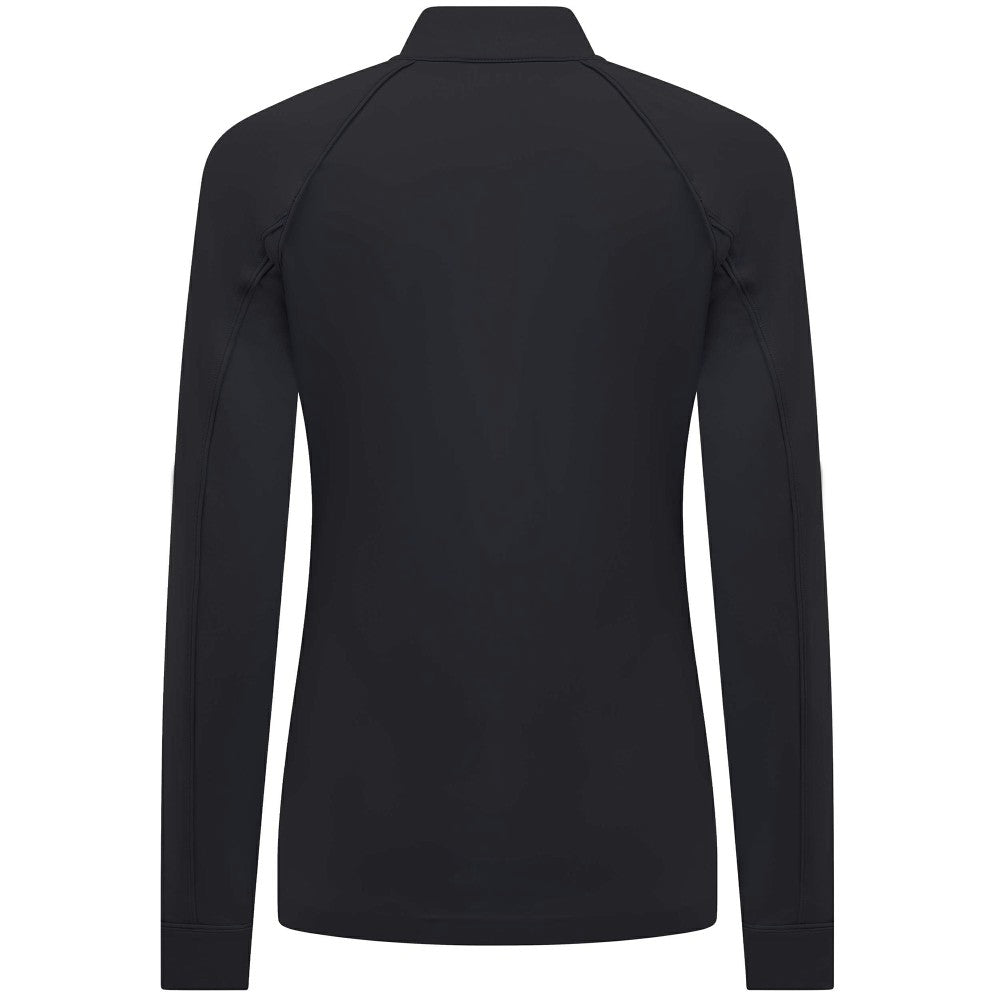 Miami Marlins Levelwear Women's Kinetic Insignia Quarter-Zip Pullover - Black