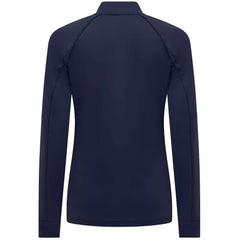 Atlanta Braves Levelwear Women's Kinetic Insignia Quarter-Zip Pullover - Navy