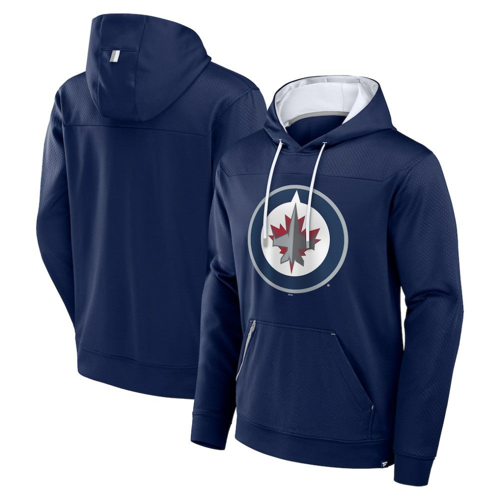 Winnipeg Jets Fanatics Defender Pullover Hoodie