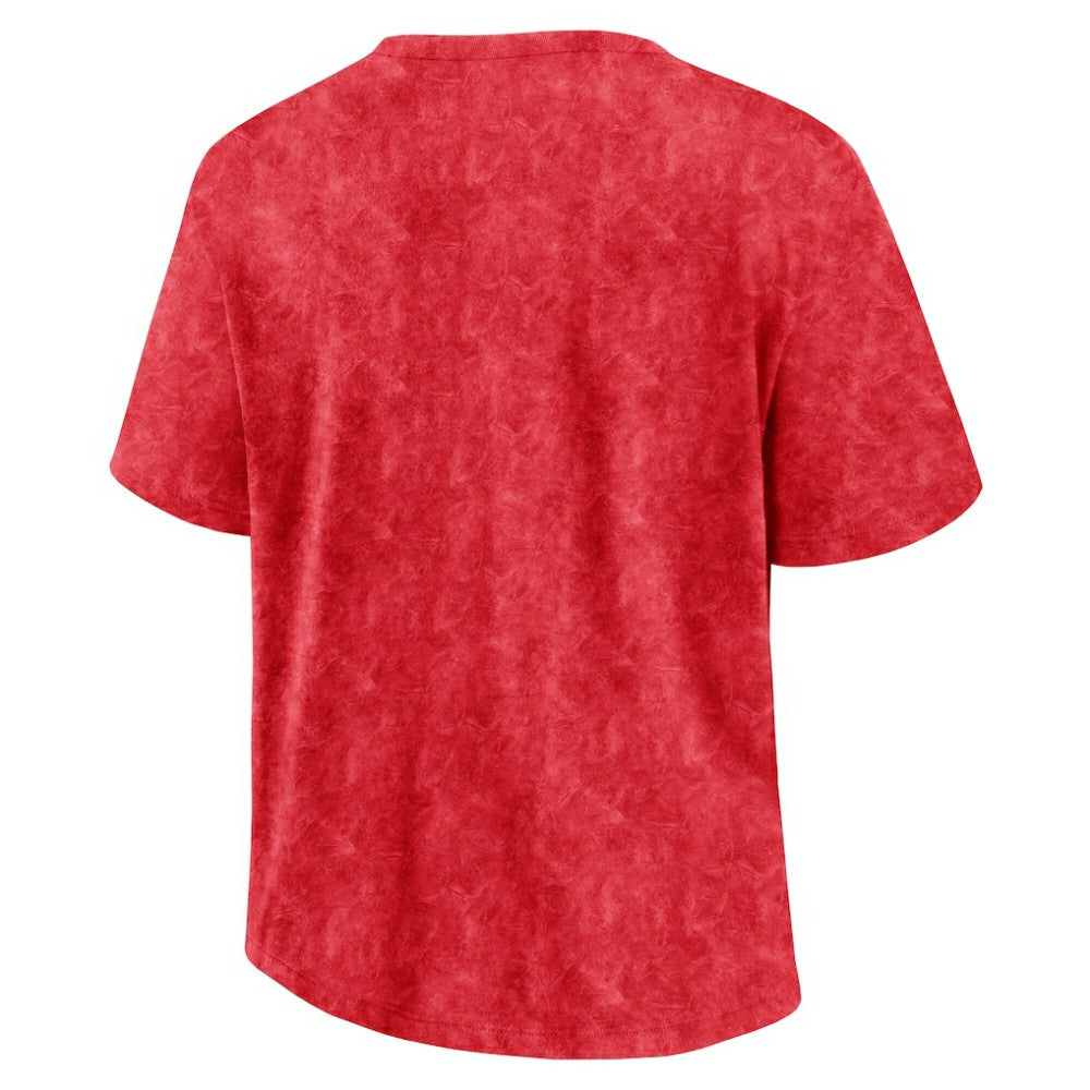 Chicago Blackhawks Fanatics Women's Faded Wash T-Shirt