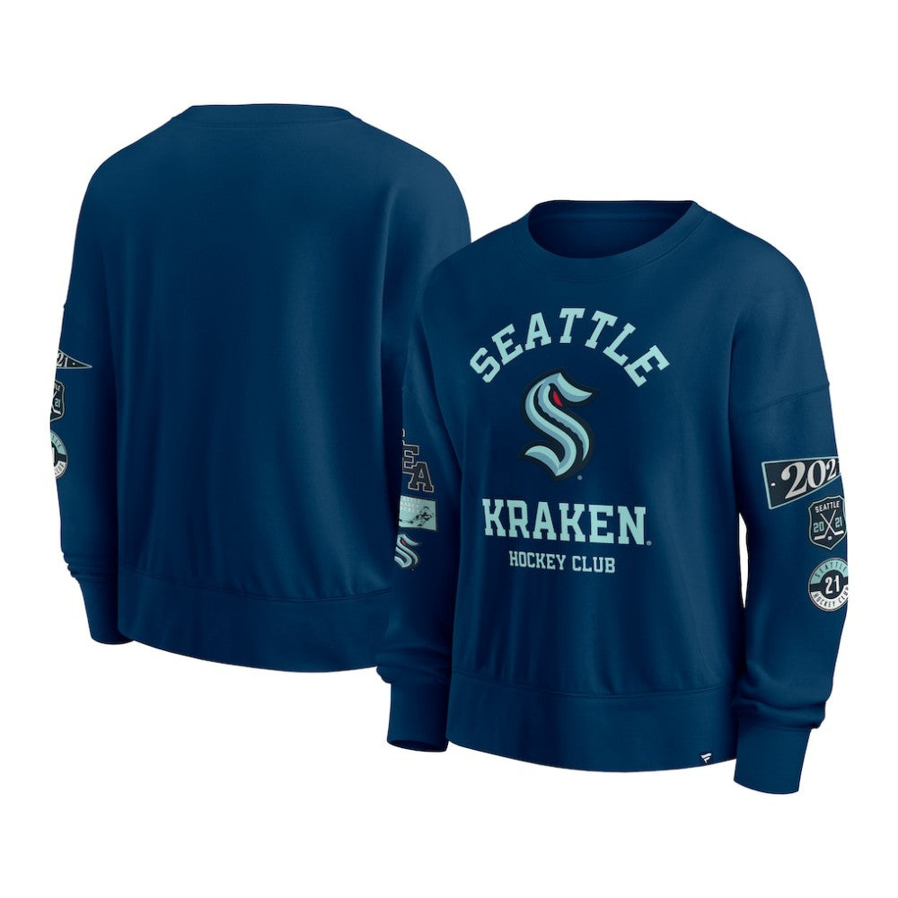 Seattle Kraken Fanatics Women's Go Team Pullover Sweatshirt