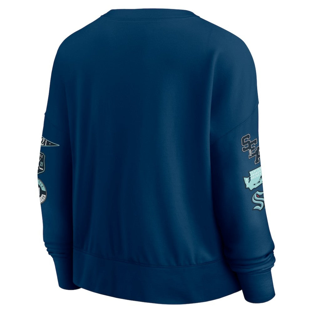 Seattle Kraken Fanatics Women's Go Team Pullover Sweatshirt