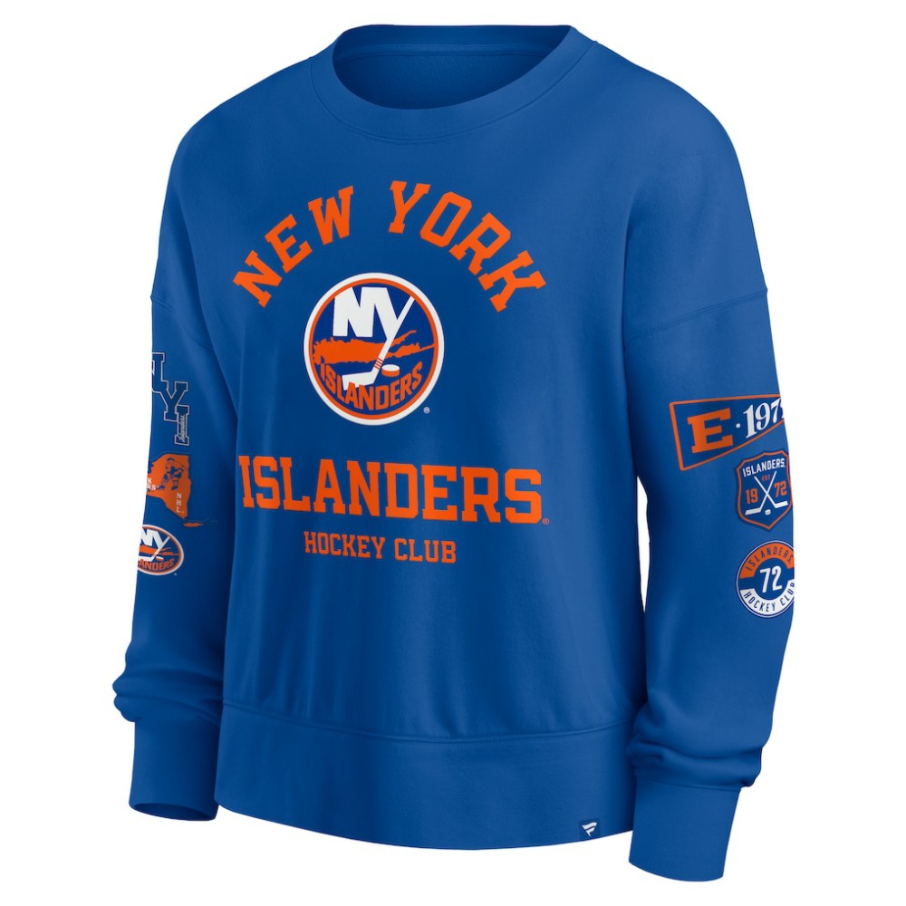 New York Islanders Fanatics Women's Go Team Pullover Sweatshirt