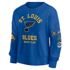 St. Louis Blues Fanatics Women's Go Team Pullover Sweatshirt