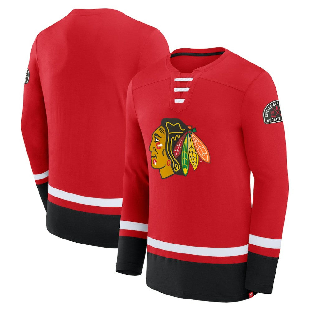 Chicago Blackhawks Fanatics High Point Long Sleeve T-Shirt