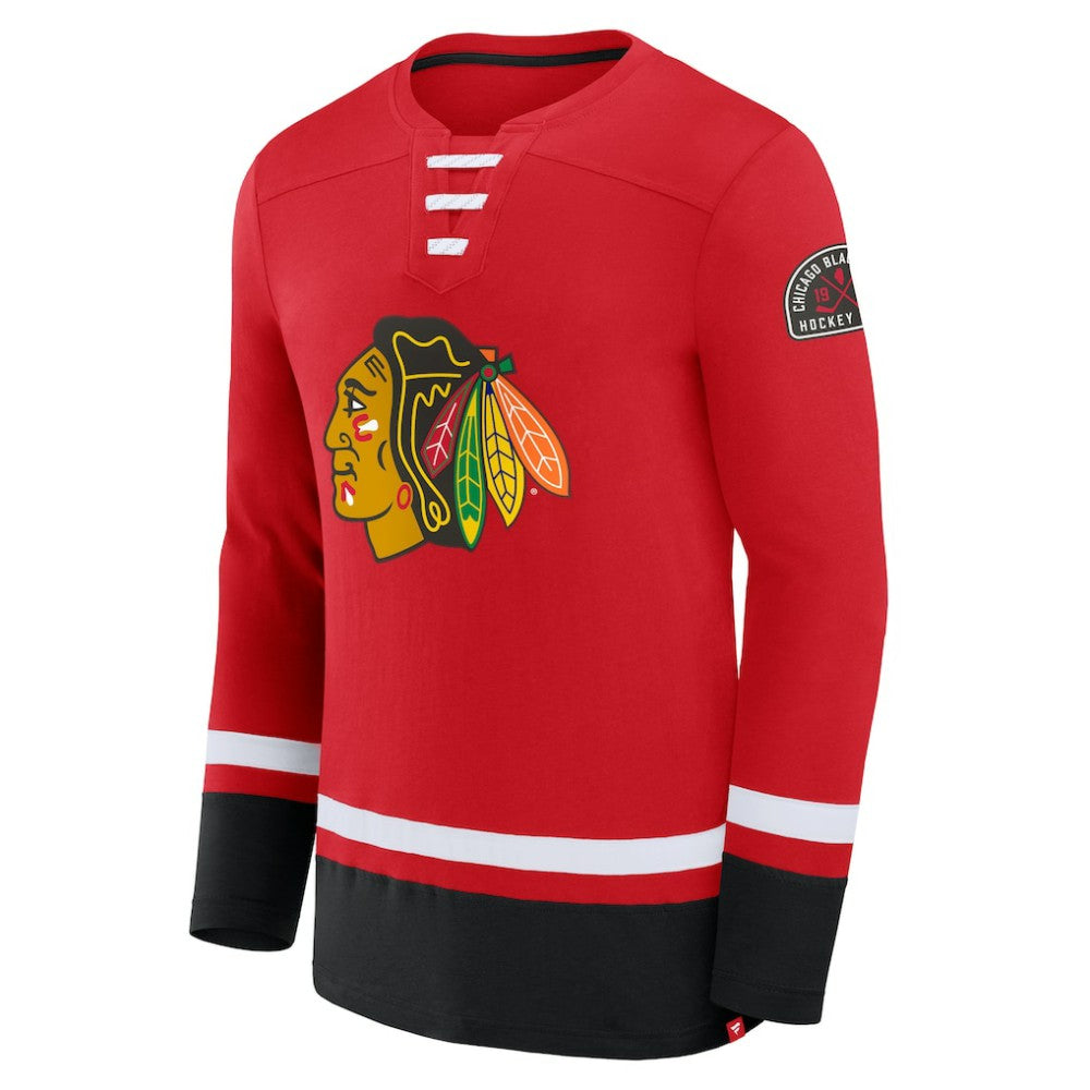 Chicago Blackhawks Fanatics High Point Long Sleeve T-Shirt