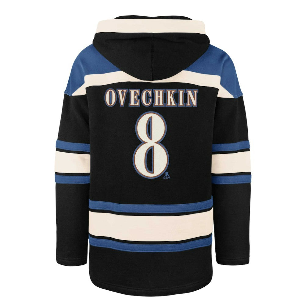 Alexander Ovechkin Washington Capitals '47 Player Name & Number Lacer Pullover Hoodie