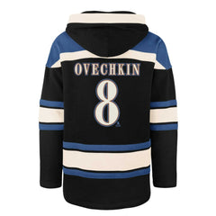 Alexander Ovechkin Washington Capitals '47 Player Name & Number Lacer Pullover Hoodie