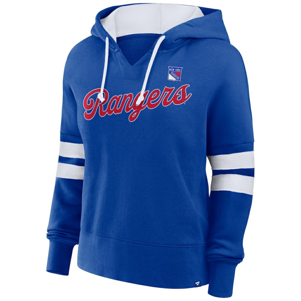 New York Rangers Fanatics Women's Oversized Seize Pullover Hoodie