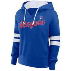 New York Rangers Fanatics Women's Oversized Seize Pullover Hoodie