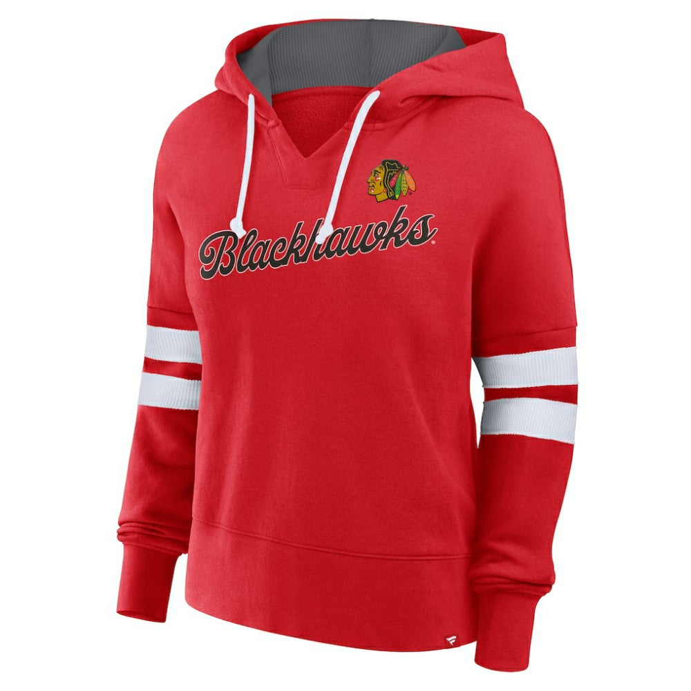 Chicago Blackhawks Fanatics Women's Oversized Seize Pullover Hoodie