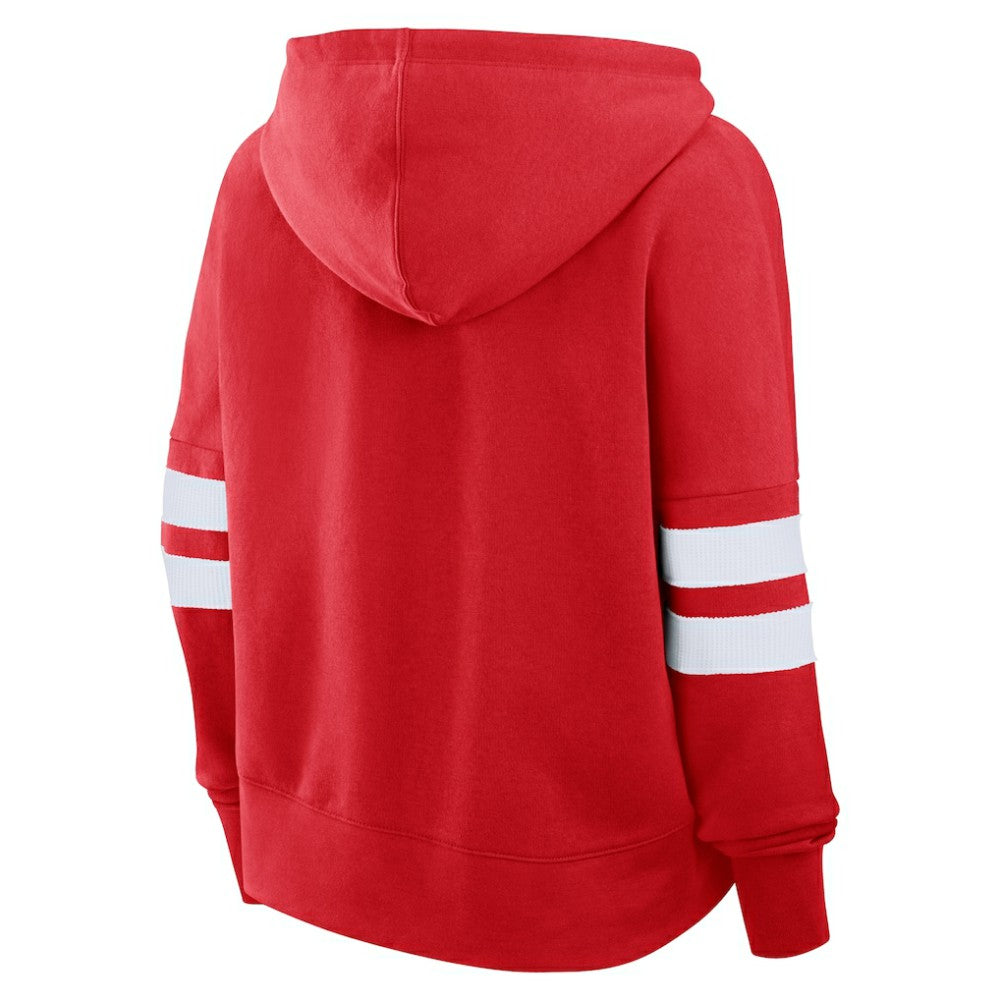 Chicago Blackhawks Fanatics Women's Oversized Seize Pullover Hoodie
