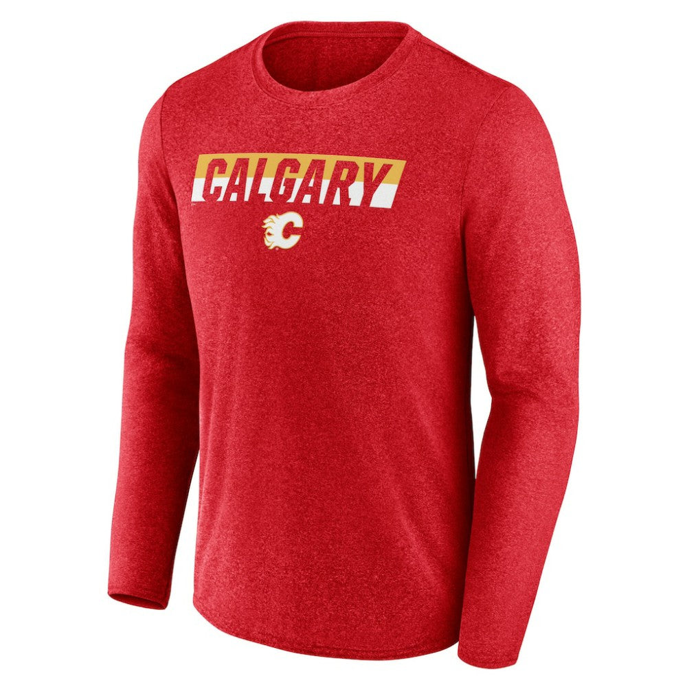 Calgary Flames Fanatics Transition Long Sleeve T-Shirt